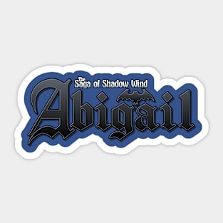 Abigail Title Dress Sticker